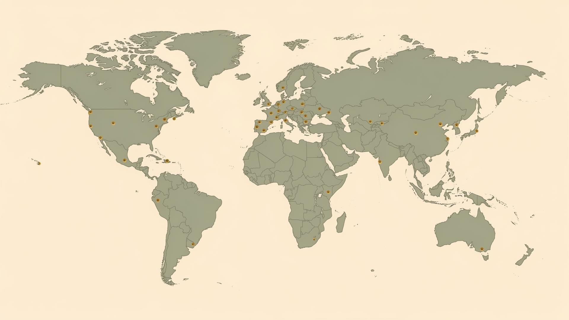 HariHar Global EXIM world export reach map